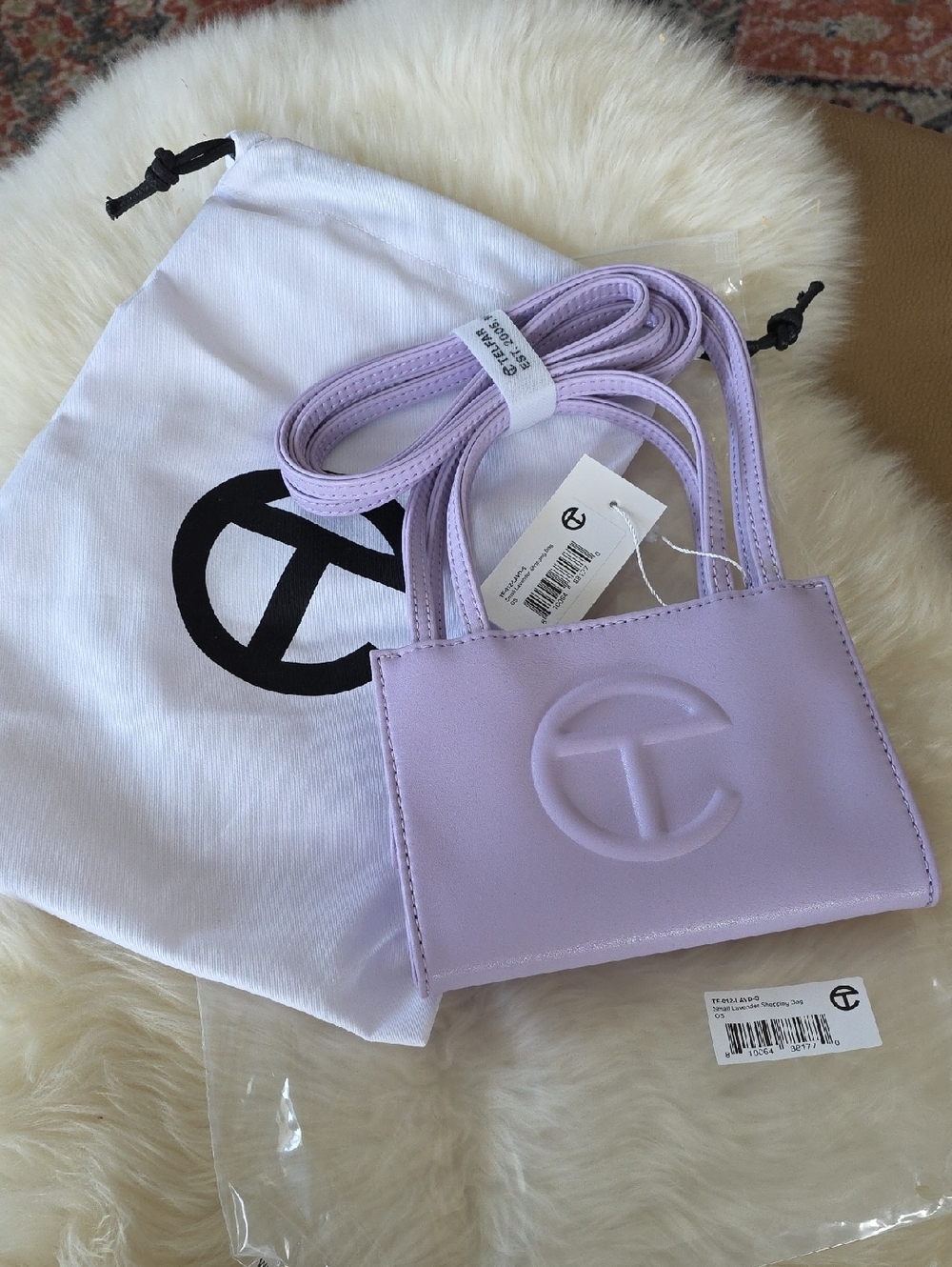 Gorgeous NWT IOB Telfar Small Lavender Sold Out Shopping Bag 💜